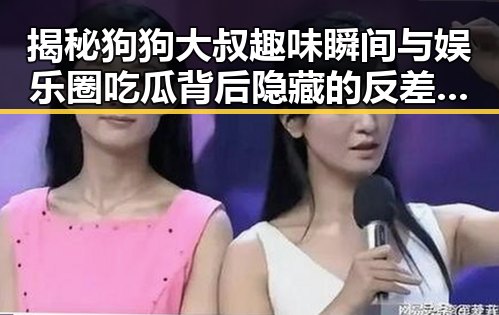 揭秘狗狗大叔趣味瞬间与娱乐圈吃瓜背后隐藏的反差故事