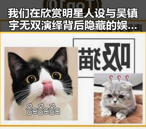 我们在欣赏明星人设与吴镇宇无双演绎背后隐藏的娱乐圈秘密
